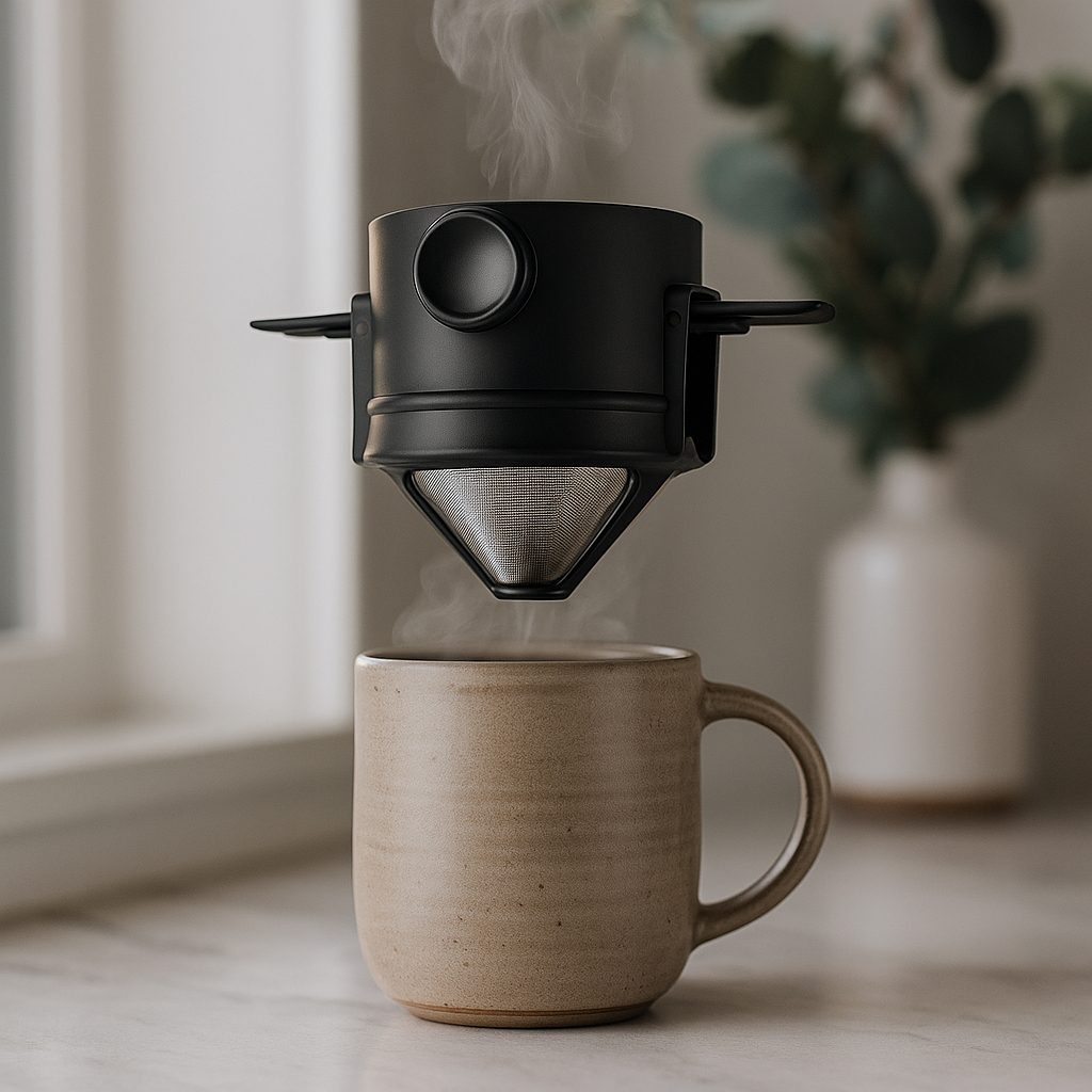Mini Coador de Café Portátil Individual Filtro Inox Reutilizável ...
