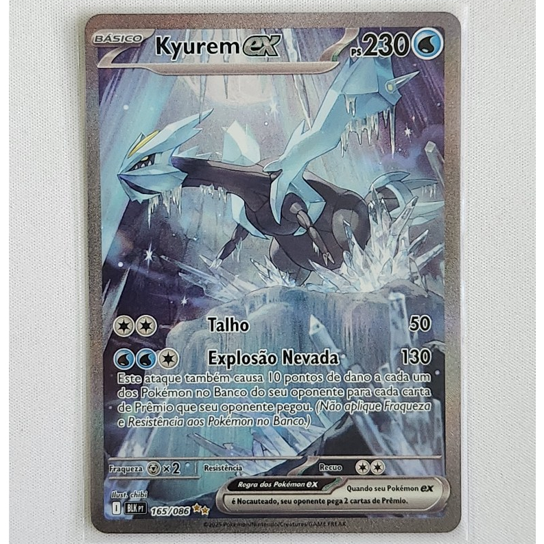 Carta Pokemon Kyurem ex (165/086) BLK | Shopee Brasil