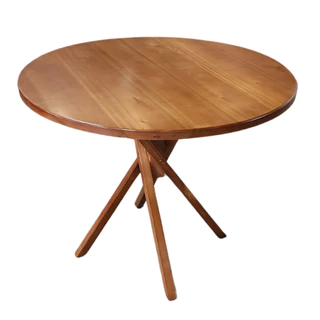 Mesa June Redonda 100% Madeira Maciça 90cm