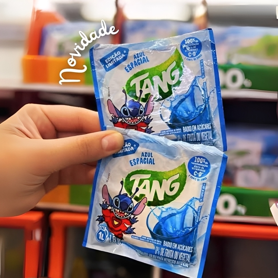 2 Tang Azul Espacial Stitch – Refresco em Pó Disney Edição