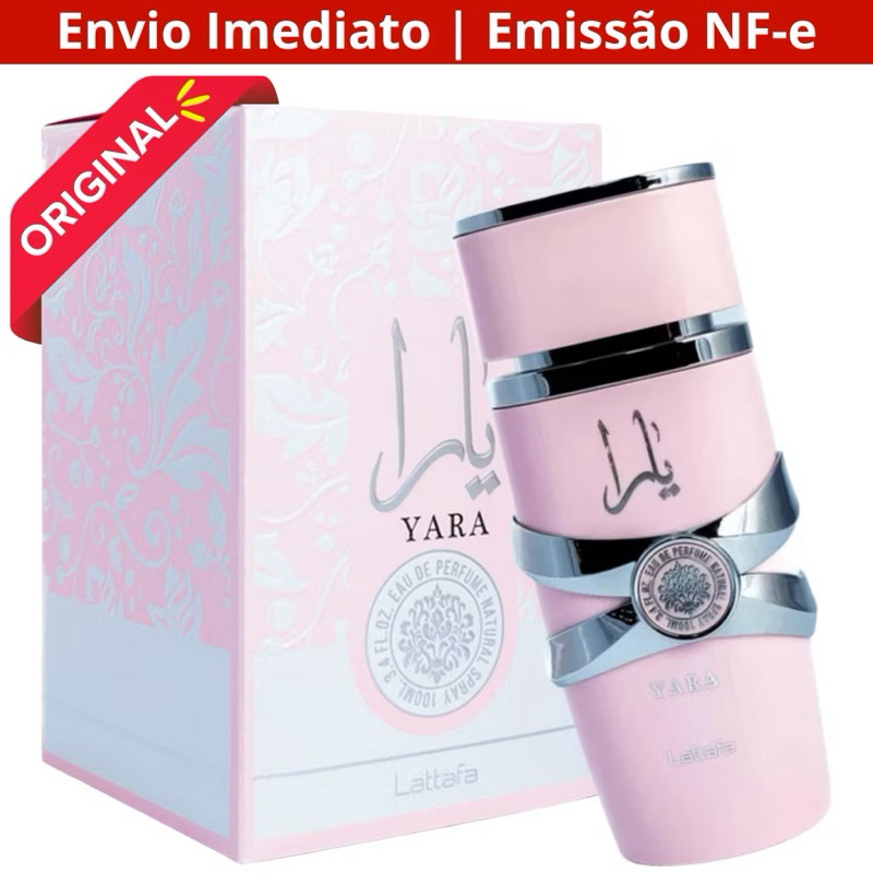 Perfume Árabe Lattafa Yara Rosa Original - 100ml-Envio imediato