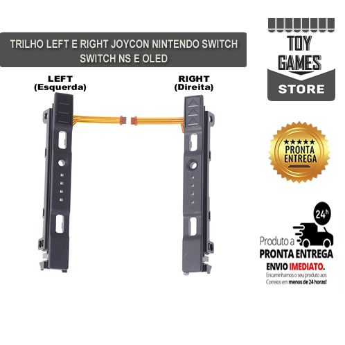 TRILHO LEFT E RIGHT JOYCON NINTENDO SWITCH NS E OLED | Shopee Brasil