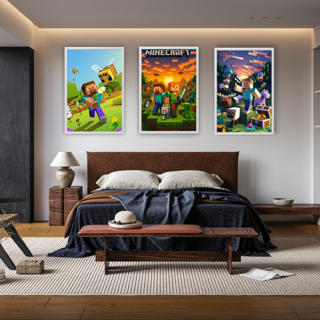 Quadro Minecraft em Oferta | Shopee 2026