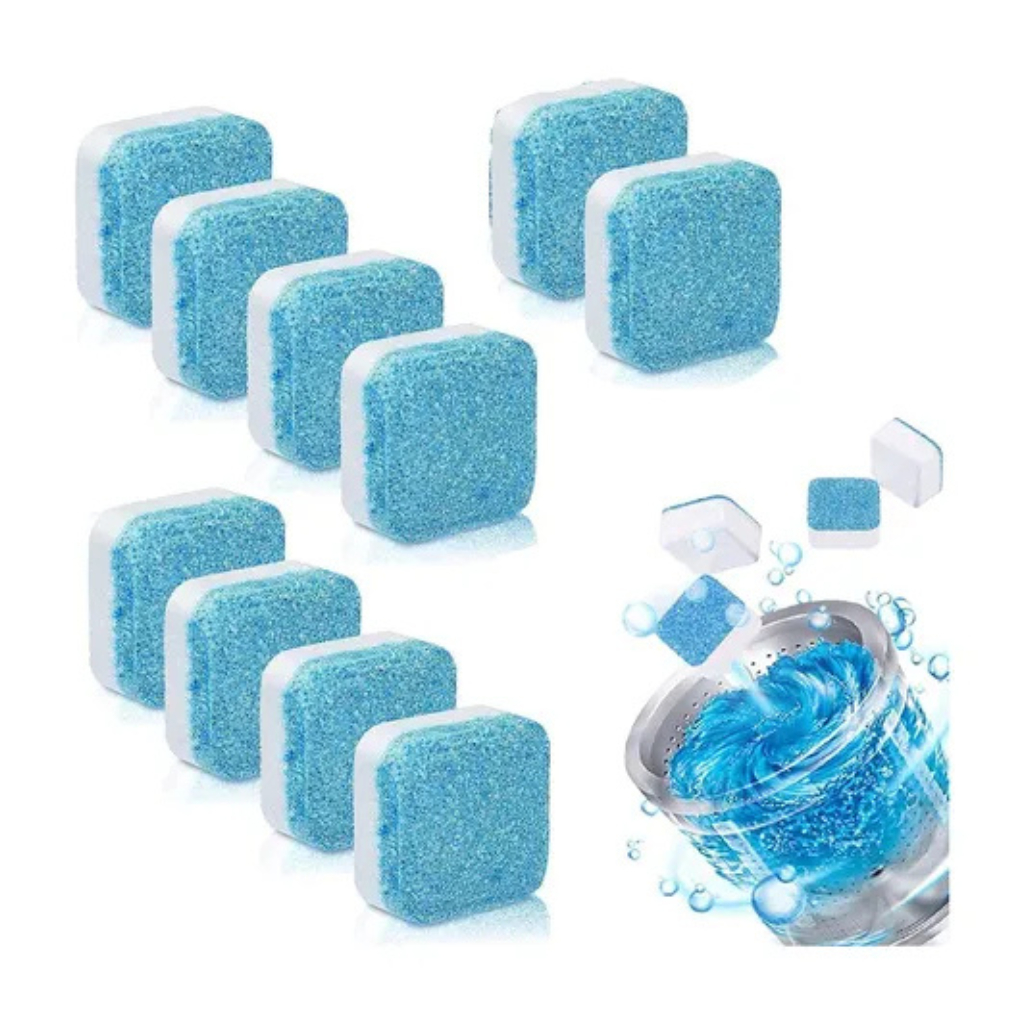 Conjunto de 10 Pastilhas Antibacterianas para Higienização de Máquina ...