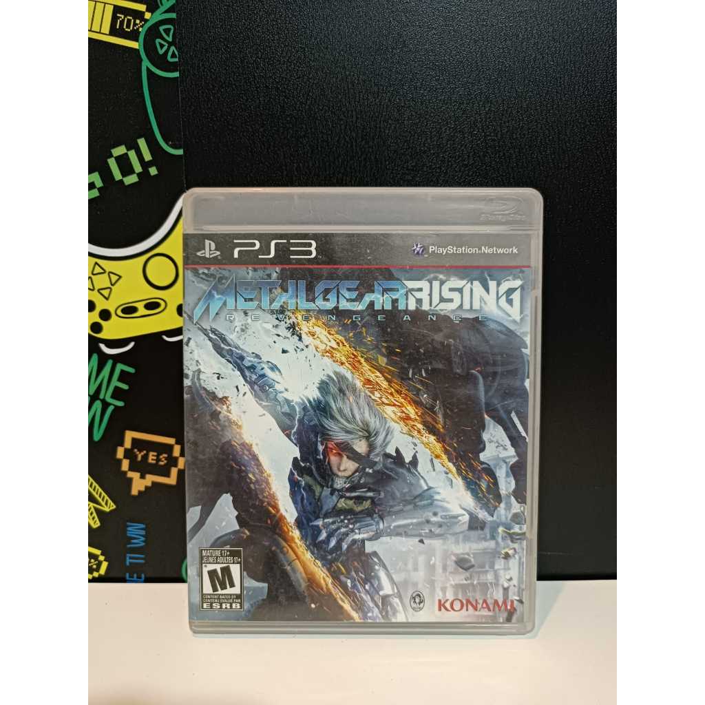 Boîtier Steelbook Metal Gear Rising: Revengeance PS3 - Bon état - Sans Le Jeu