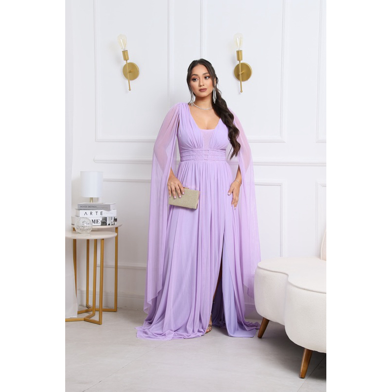 Vestido Lívia Capa super elegante, sem brilho não marca barriga para  madrinhas de casamento e mães de noivos