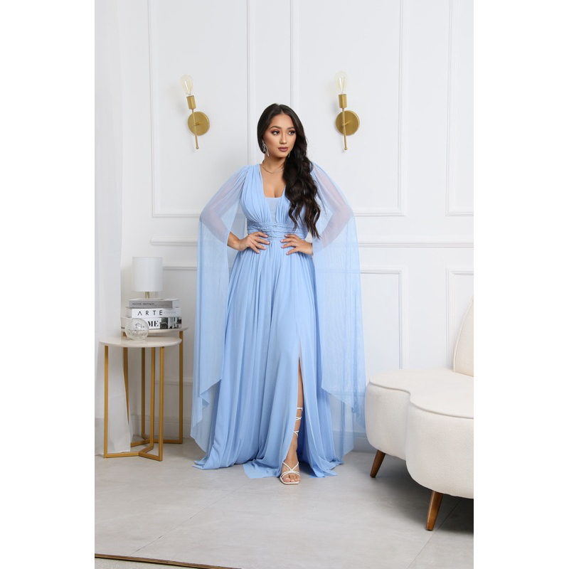 Vestido Lívia Capa super elegante, sem brilho não marca barriga