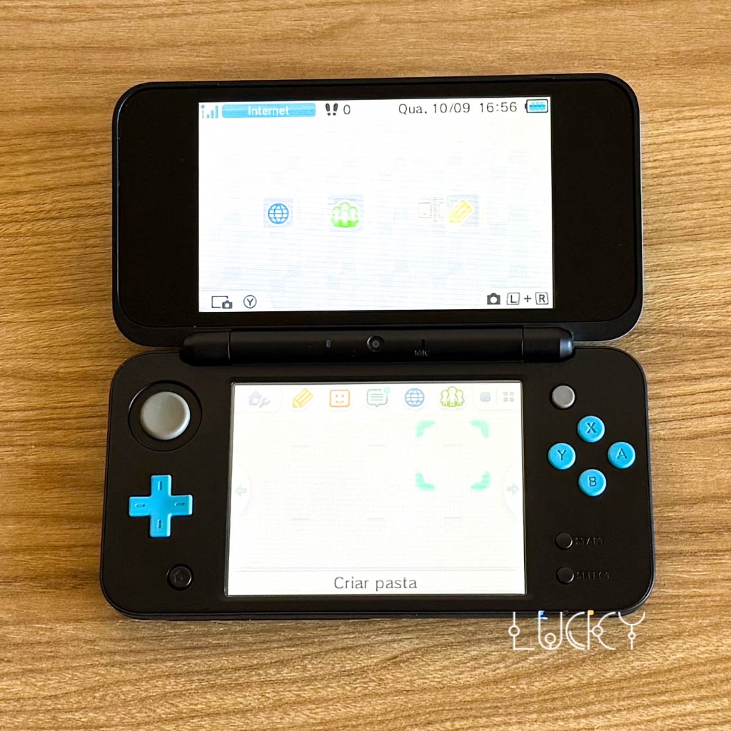 New Nintendo 3DS XL + Melhores Jogos! Pokémon Zelda Mario | Shopee
