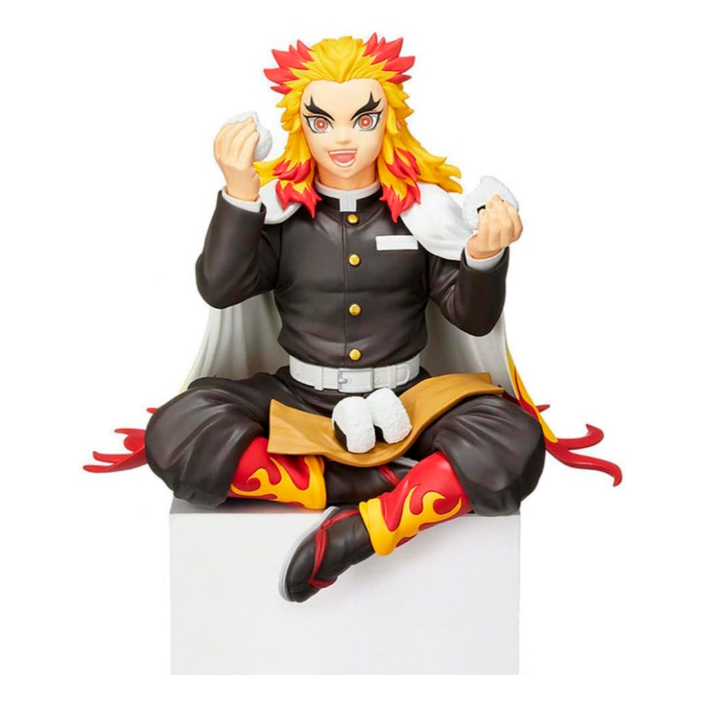 Demon Slayer Kyojuro Rengoku Action Figure Pose Sentada | Shopee Brasil