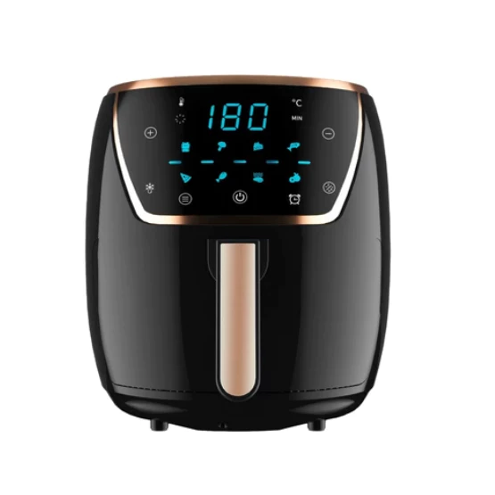 COIBEU Fritadeira Elétrica sem Óleo 5L Air Fryer Digital Touch 1500Watts Preto 127V 220V