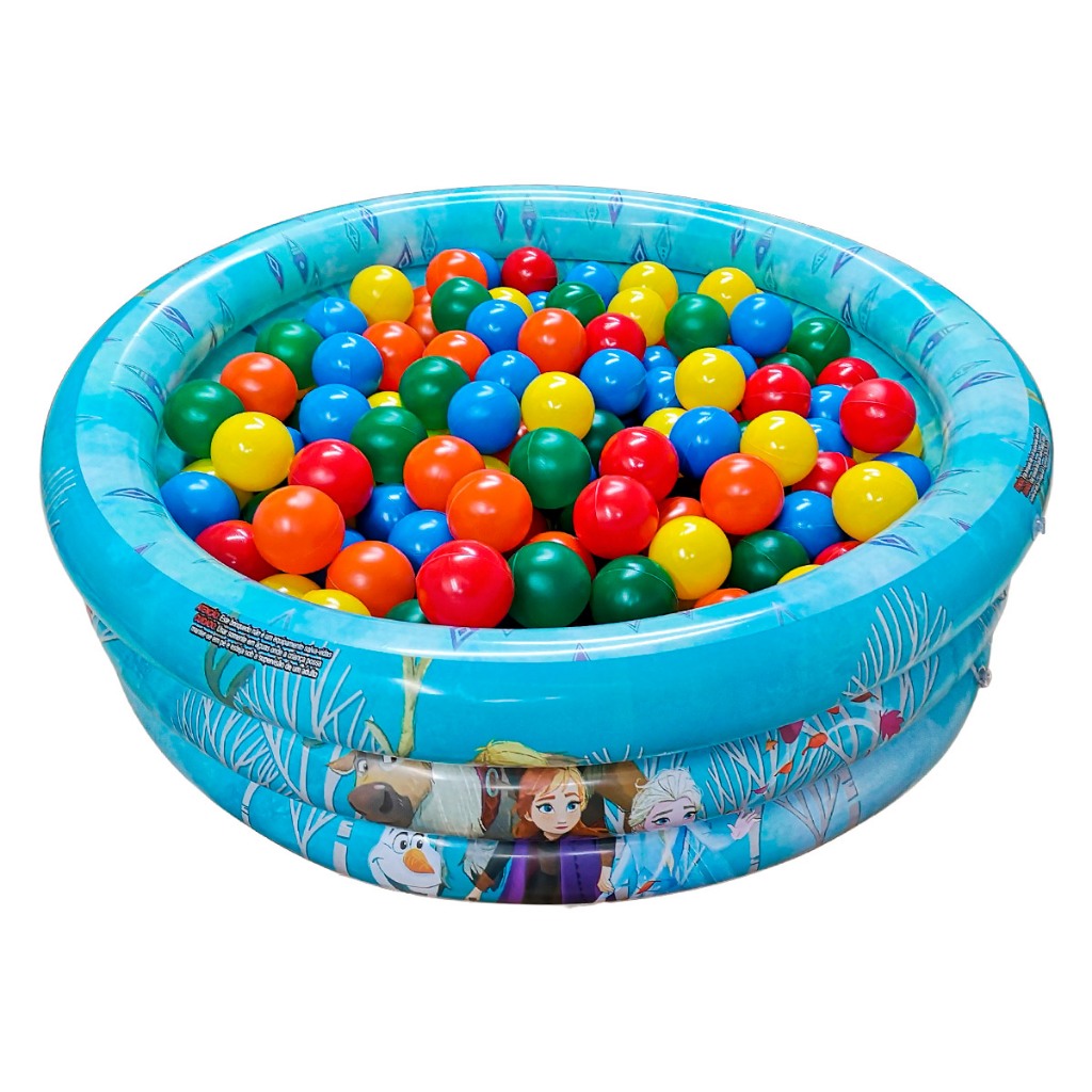 Piscina de Bolinha Infantil Inflável 100 Litros + 50 Bolinhas | Shopee ...