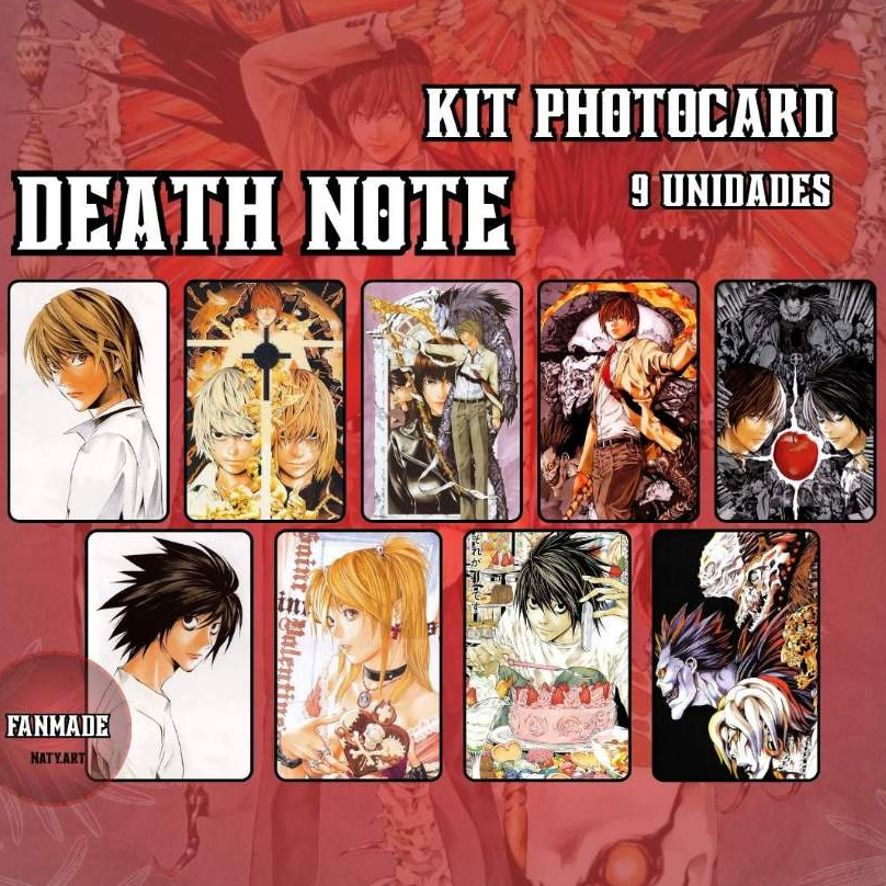 Photocard Death Note - (FANMADE) - anime/mangá | Shopee Brasil