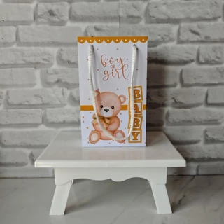 Kit 25 Sacolinhas Surpresa Personalizada Chá Revelacao Chá de bebê Lembrancinhas Mimo infantil Aniversário PEGUE E MONTE
