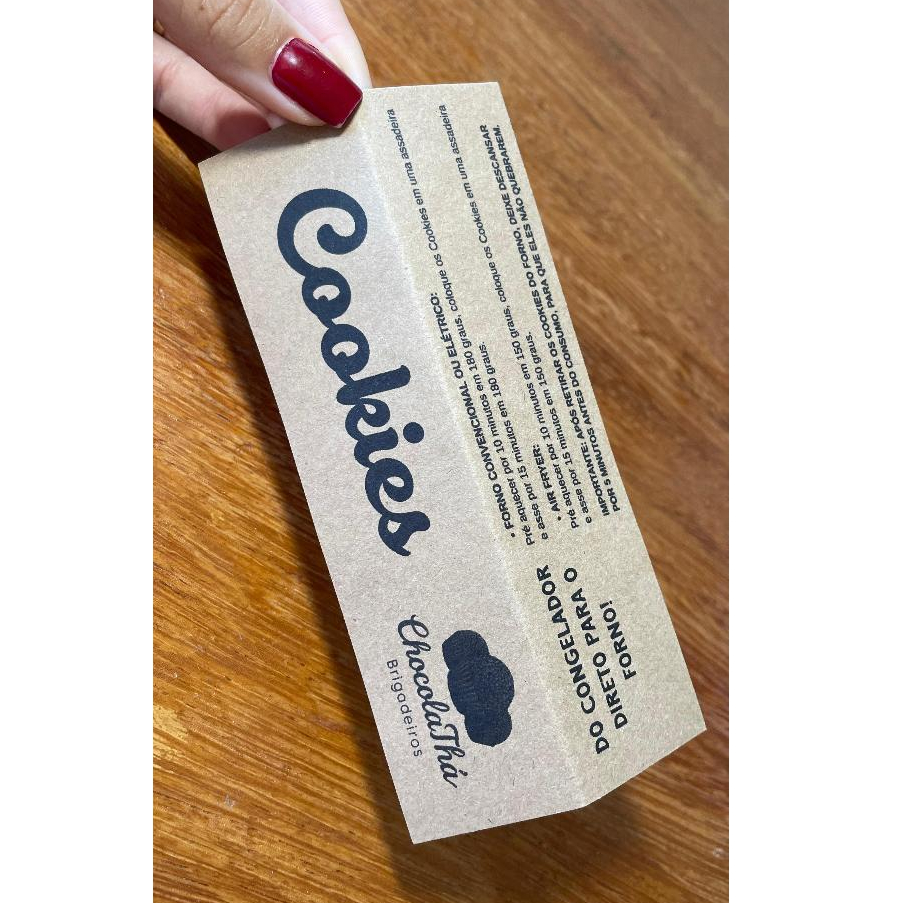 LAPELA para Embalagem Personalizada em Papel Kraft 120g (ATACADO ...