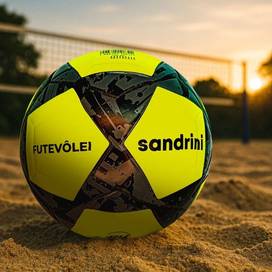 Bola de Futevôlei Oficial Breeze SR 310 Sandrini Profissional Original para Praia e Altinha