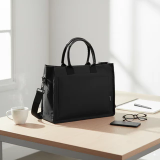Bolsa Tote Mini Feminina Gocase Bolsos Internos Minimalista com Porta-Notebook Executiva Bolsa Para Trabalho e Faculdade em Oferta na Shopee