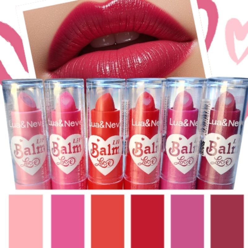 Lip Balm Lua & Neve Love Protetor Labial com Coração | Hidratação + Cor ...