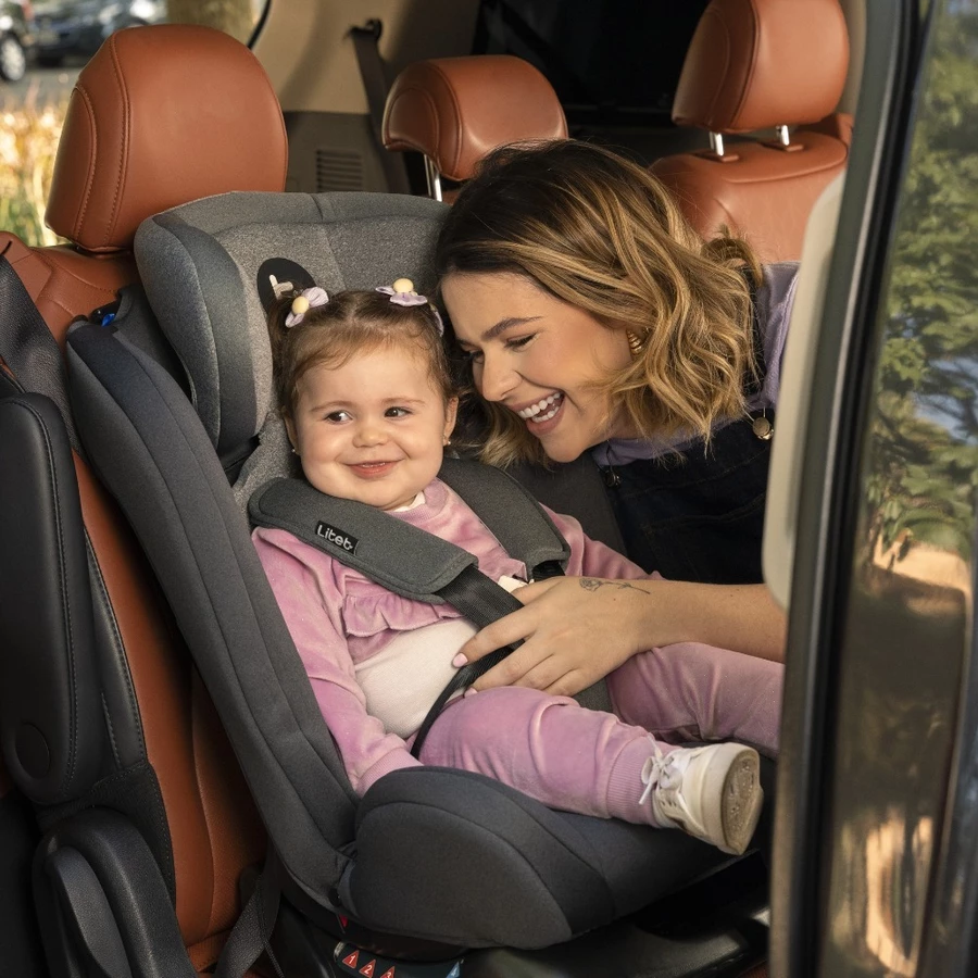 Cadeira Para Auto 0-36 Kg Litet Mass Preta e Cinza - foto 3