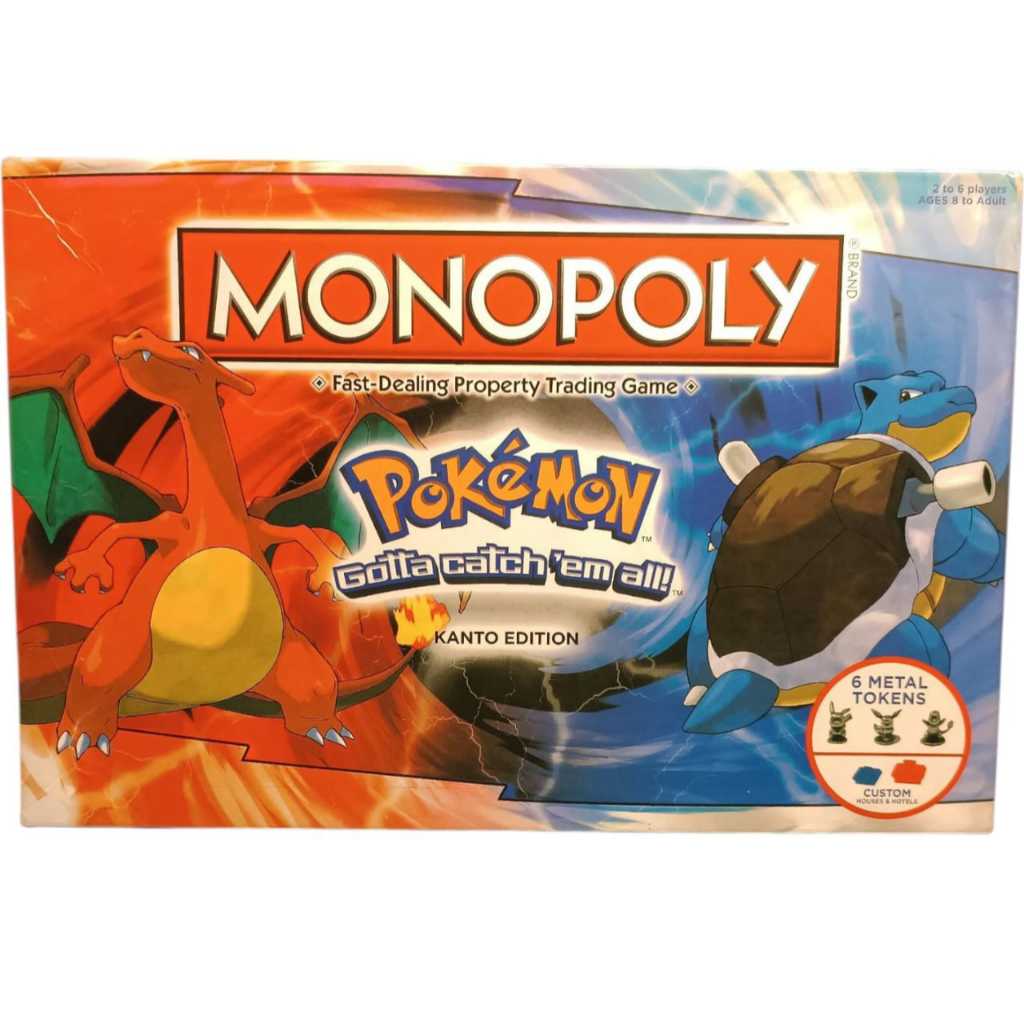 Monopoly Pokemon Completo Original Kanto Edition Inglês (Usado