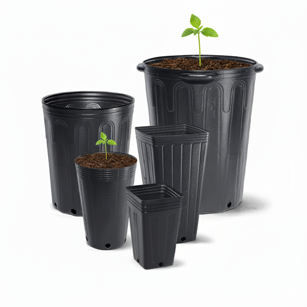 Vaso Plástico Para Plantas Nutriplan Preto - Crescimento, Estabilidade ...