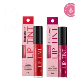 Hidrabene LIP TINT Frutas Vermelhas ou Cereja 6ml Unitário ou kit em Oferta na Shopee