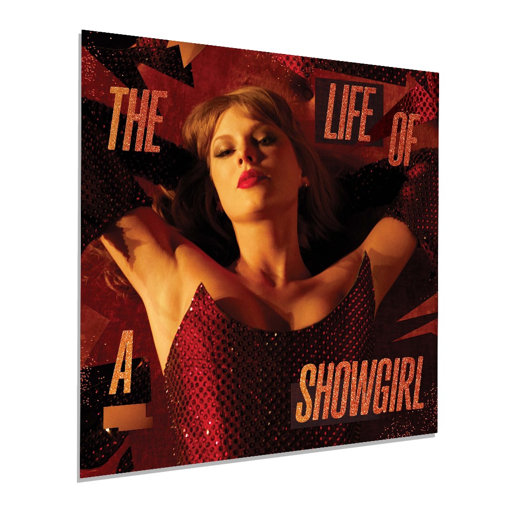 Placas Decorativas Taylor Swift THE LIFE OF A SHOWGIRL | Shopee Brasil