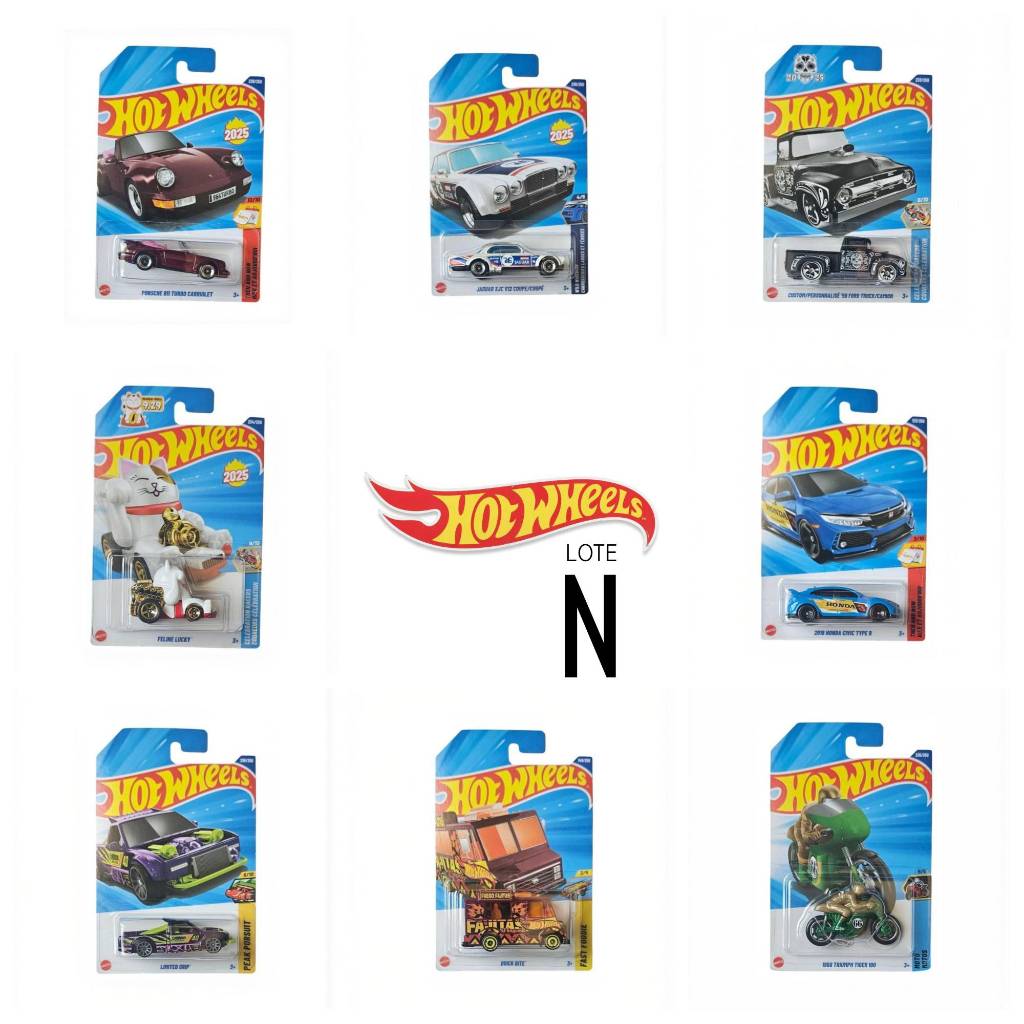 Hot Wheels - Miniaturas dos LOTE N de 2025 (NOVISSIMO!!! TIRAMOS DA ...
