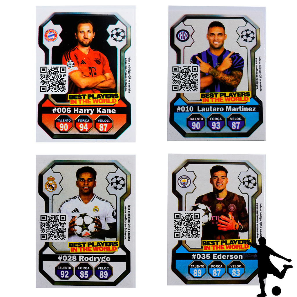 4.000 Cards Variados = 1.000 Pacotinhos fechados = Revenda