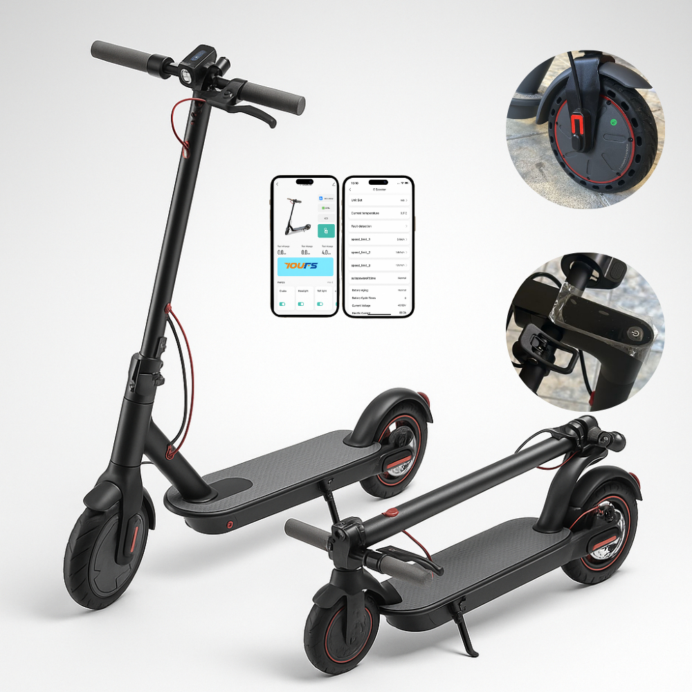 Patinete Elétrico Dobrável 350W – Scooter Elétrica Velocidade 25km/h ...