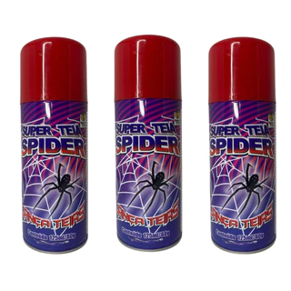 Espuma Carnaval Teia Homen Aranha Spray Dia das Criança Festa 125ml