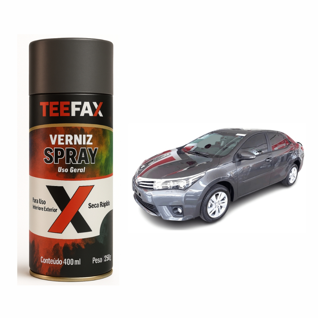 Verniz Spray Teefax 350ml/250g | Shopee Brasil