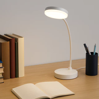 Luminária de Mesa LED USB Flexível Portátil Abajur com 3 Níveis de Luz para Estudo e Leitura
