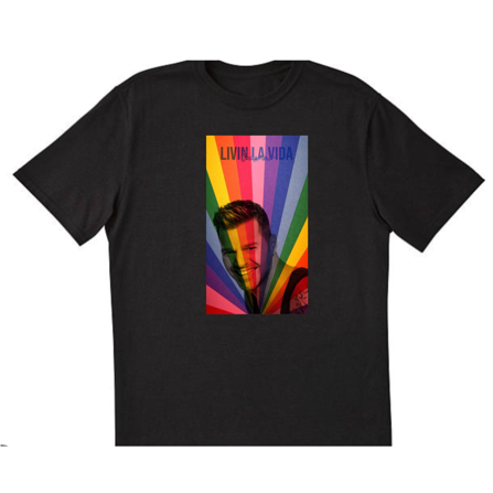Camiseta Ricky Martin Cantor | Shopee Brasil