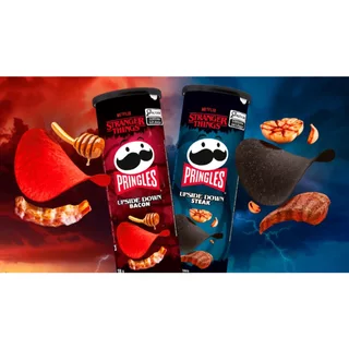Kit 2 Pringles Netflix Stranger Things Limited Upside Down de 100g cada
