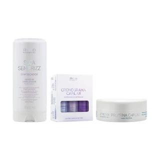 Amend Essencial Kit Cronograma Capilar + Leave-in Seca sem Frizz + Proteína Capilar em Oferta na Shopee