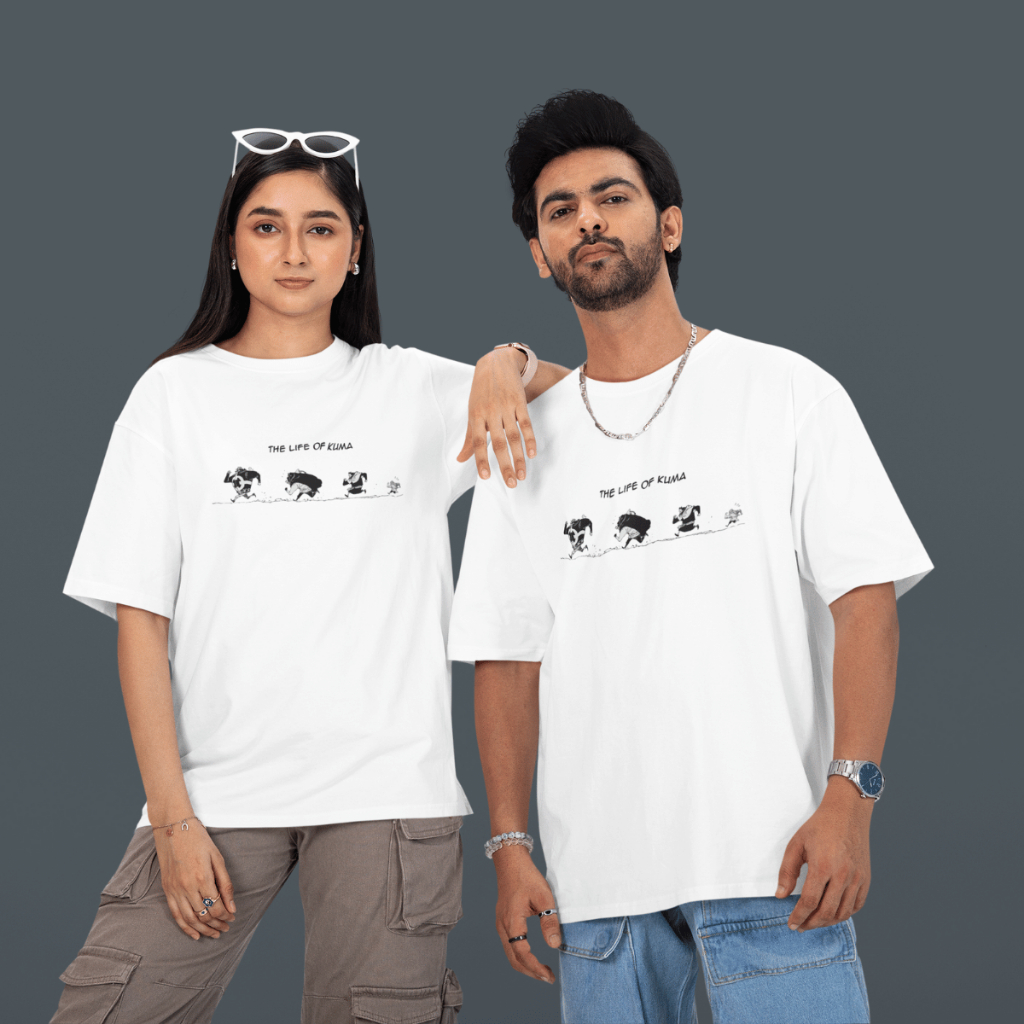 Camiseta Oversized One Piece The Life Of Kuma Anime Mangá