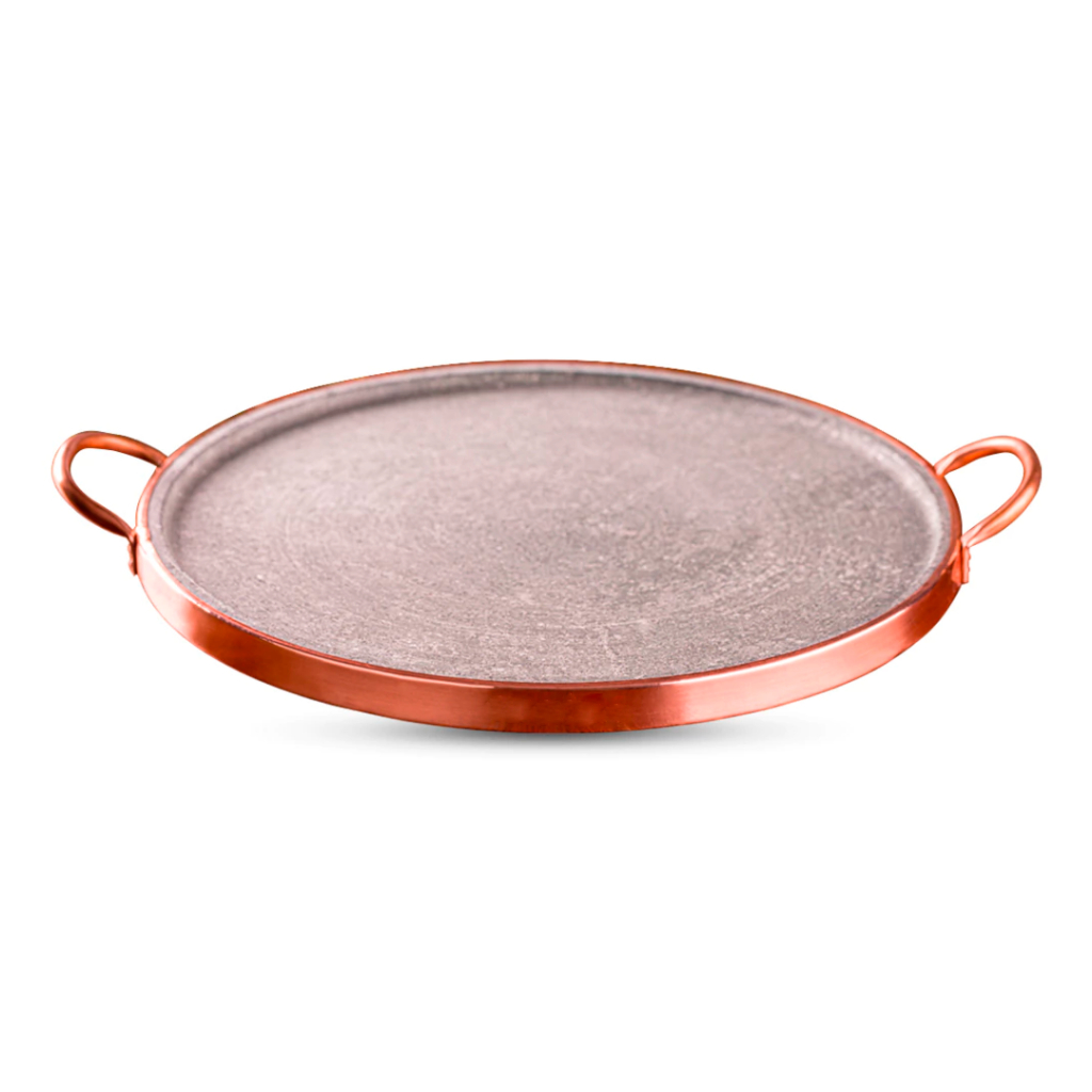 Forma Para Pizza De Pedra Sabão Com 37 Cm De Diâmetro