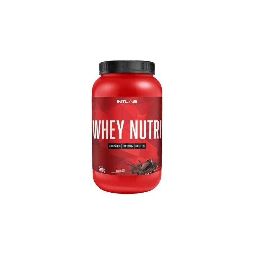 Whey Nutri Intlab Sabor Chocolate – Suplemento Proteico 900g para Ganho ...