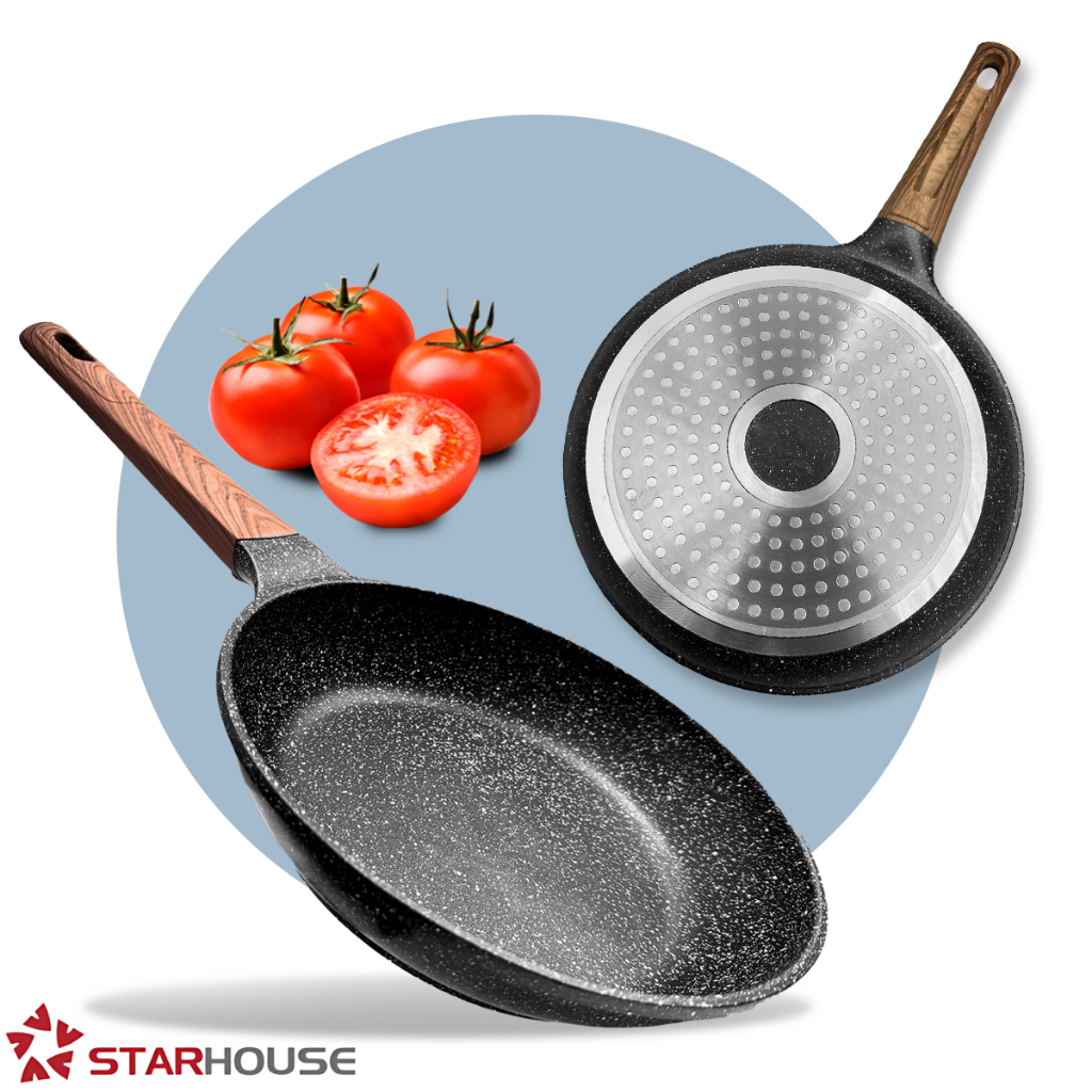 Frigideira Ceramica Antiaderente Fogão Cooktop Indução E Gás Star House