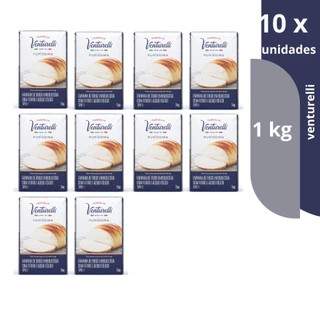kit Farinha De Trigo Venturelli Puríssima Pacote com 1kg - 2,4,6,8,10 unidades