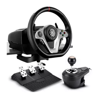 Volante Completo Force Feedback Pedais E Câmbio, PC, PlayStation 4, Xbox One e Xbox Series S/X