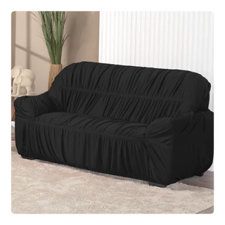 Capa Para Sofá 3 Lugares Malha Com Elastico Avulsa em Oferta na Shopee