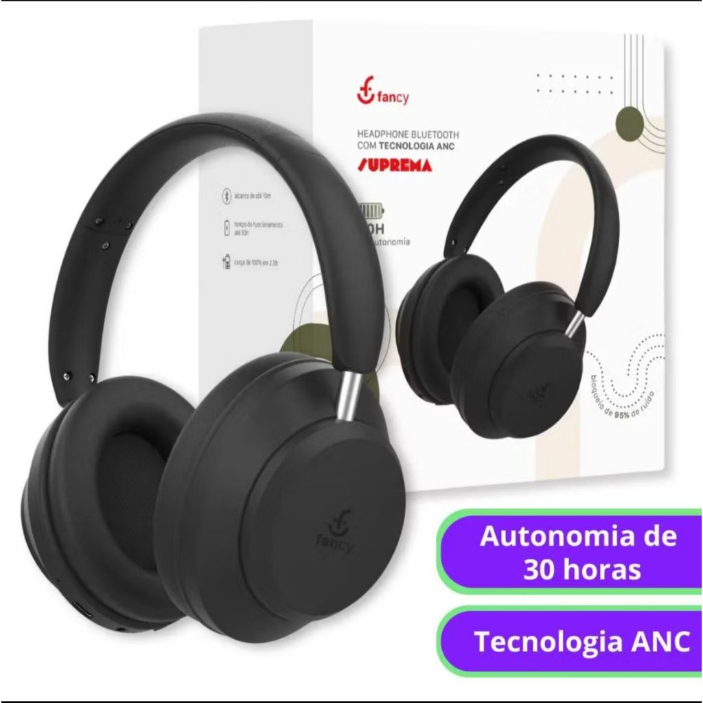FONE DE OUVIDO BLUETOOTH HEADPHONE FANCY FL-300 | Shopee Brasil