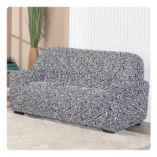 Capa De Sofá Elasticada 3 Lugares Avulsa Estampada Preço de Fábrica em Oferta na Shopee