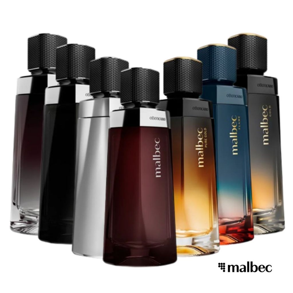 Perfume Malbec O Boticário 100ml - Masculino Original Tradicional Black Gold Magnetic Icon Flame em Oferta na Shopee
