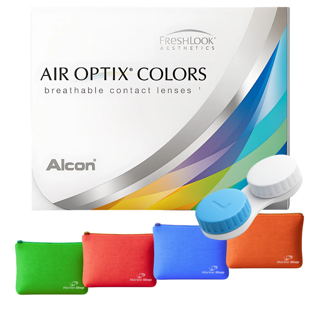 1 Par de Lente De Contato Air Optix Colors Colorida com Grau - Sob ...