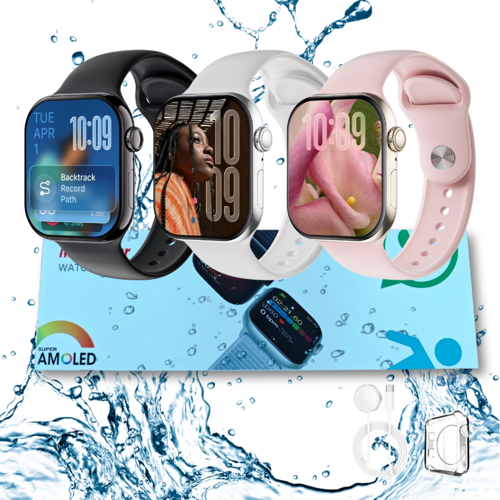 Smartwatch Microwear W11 Pro Série 11 –AMmoled GPS Responde WhatsApp ...