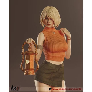 Ashley Graham - Action Figure em Resina - Resident Evil 4 - RE4 - Capcom