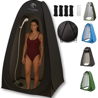 Cabana Barraca Portátil Acampamento  Tenda Banheiro e Trocador 190x120cm em Oferta na Shopee