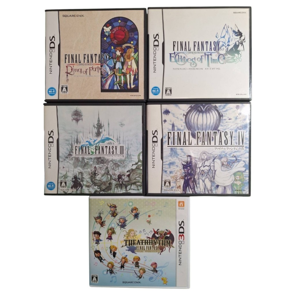 【Envio do Japão🇯🇵】Conjunto Final Fantasy DS Series｜Jogos FF DS｜Apenas 1 Unidade